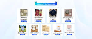 Calligraphie islamique musulmane, invitations personnalisées avec logo personnalisé en acrylique de 1 mm ou 2 mm ou en PVC de 0,5 mm, invitations de <span class=keywords><strong>mariage</strong></span> avec enveloppe - Product Image 5