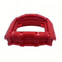 Ensemble de boîtiers en fibre de carbone forgée rouge avec coque en carbone légère, adapté à la modification et aux pièces de réparation de montres de sport