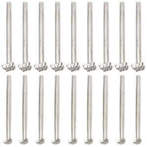 Outils de poinçonnage en cuir Jin Ming, ensemble de 20 matrices métalliques pour les arts et l'artisanat, estampage DIY - Product Image 2