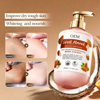 Lotion corporelle hydratante et nourrissante en gros à l'amande douce pour éclaircir la peau et hydrater en profondeur