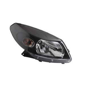 Nouveau phare noir pour <span class=keywords><strong>Renault</strong></span> Sandero 2008-2012, fabriqué en plastique - Product Image 1