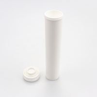 Tube en plastique PP pour comprimés effervescents, 29*99mm, avec bouchon dessiccant à clapet, sérigraphie, vente en gros KD