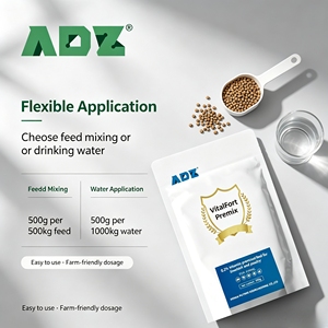 Aditivo Multivitamínico de Aminoácidos y Oligoelementos para Uso en Bebidas y Alimentos Mixtos para Gallinas Ponedoras, Cría y Engorde de Cerdos - Product Image 5