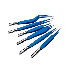 Pinzas Bipolares de Acero Inoxidable Autoclavables, Antiadherentes, Punta Fina, Aisladas, Instrumentos Quirúrgicos, Proveedor Mayorista - Product Image 1
