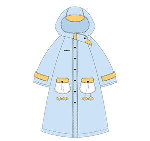 Vente en gros Imperméable pour enfants avec grand chapeau à bord Garçons Filles Sac d'école pour enfants Imperméable Randonnée en plein air Étudiant École <span class=keywords><strong>Cape</strong></span> <span class=keywords><strong>de</strong></span> <span class=keywords><strong>pluie</strong></span> - Product Image 4