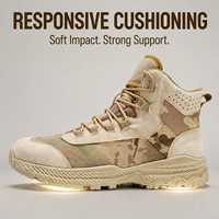 Chaussures de randonnée en plein air avec embout renforcé, semelle intermédiaire en EVA, soutien de la voûte plantaire, semelle extérieure en caoutchouc antidérapante, boucle métallique, lacets tissés respirants