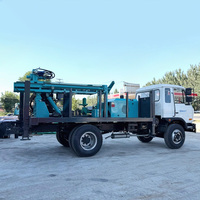 Foreuse de puits montée sur camion, machine de forage portable pour projets de forage de puits profonds