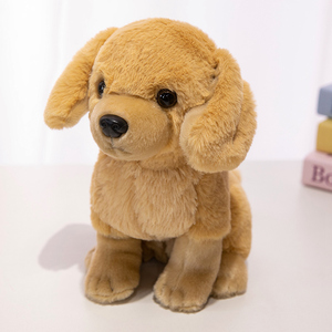 Jouets en peluche pour chiens en gros, animaux en peluche réalistes et mignons avec logo personnalisé pour cadeaux et fêtes - Product Image 4