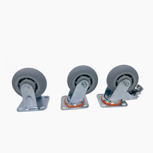 3 "4" <span class=keywords><strong>5</strong></span> "TPR Hoch leistungs rollen Handwagen Industrie räder Rollen räder Heavy Duty Tpr Caster Heavy Duty Caster Wheels - Product Image 4