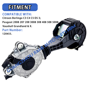 Tendicinghia Auto 120455 per Citroen Berlingo <span class=keywords><strong>2</strong></span> C3 <span class=keywords><strong>2</strong></span> C4 <span class=keywords><strong>2</strong></span> C5 <span class=keywords><strong>2</strong></span> <span class=keywords><strong>Peugeot</strong></span> 2008 207 208 <span class=keywords><strong>3008</strong></span> 308 5008 508 V75488488007 1204.55 - Product Image 2