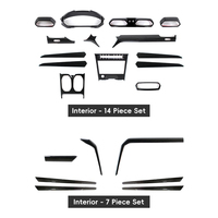 Kit de modification et de mise à niveau pour voiture 2018-2025, en fibre de carbone sèche, pour l'intérieur, le panneau de commande central et le panneau de boutons, pour Lamborghini Urus