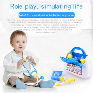 Jumon - Boîte à médicaments éducative pour enfants avec 46 pièces en plastique, sons et lumières, outils médicaux simulés pour médecin et infirmière, unisexe, JET-116 - Product Image 6