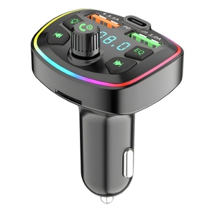 Cargador de Coche Q7 para Reproductor MP3, Luz Ambiental Multifunción, Encendedor de Cigarrillos, Carga Rápida PD, USB - Product Image 2
