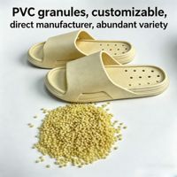 Granulés de PVC blanc chaud recyclés, matière première de masterbatch de PVC broyé pour chaussures, pantoufles, isolation de tuyaux et fils, jouets en plastique