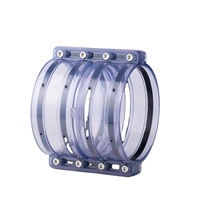 Raccord de tuyauterie droit à connexion rapide ANSI UpVC 2''-6'' pour irrigation agricole haute pression, marque Chuanli, MOQ 1
