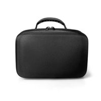 Sac de rangement pour réchaud de camping extérieur, bouteille de gaz/carburant, en EVA rigide, résistant aux chutes, isolé, noir, forme allongée