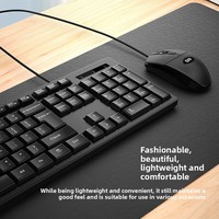 Ensemble clavier et souris filaire étanche 104 touches USB Plug and Play pour ordinateur de bureau professionnel – Vente en gros