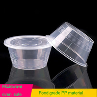 Offre Spéciale : Boîtes à emporter jetables transparentes, bols à soupe jetables avec couvercles, bols en plastique jetables avec couvercles pour restaurants