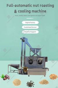 Tambour automatique Séchage rotatif Sésame Tournesol Graines de citrouille Fève de cacao Torréfaction d'arachides Machine électrique de torréfaction de graines de noix de terre - Product Image 2