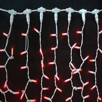 Guirlande de lumière féerique de rideau led imperméable de taille personnalisée pour décor de rideau de fête de mariage