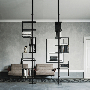 Pannelli divisori di lusso per decorazioni d'interni schermi in ferro di legno divisorio per pareti divisorie per pareti divisorie per scaffali - Product Image 1