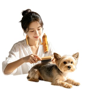 Zohang Pet Hair Dryer Neck Hanging AC Motor Overheat Protection For <b>Dog</b> Cat Grooming Drying - Product Image 4