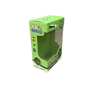 Caja de embalaje de color plegable de cartón blanco impresa personalizada con función de visualización de ventana transparente, utilizada para embalaje de regalo - Product Image 5