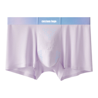 Lanjing Modal Sous-vêtements pour hommes 2025 Nouveauté Séchage rapide Boxers pour hommes Solide Respirant Vente en gros Boxers personnalisés pour hommes