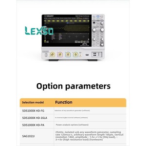 Opciones de Osciloscopio Siglent, Accesorios de la Serie Sds1000x Hd, Software, Hardware Lexso - Product Image 2