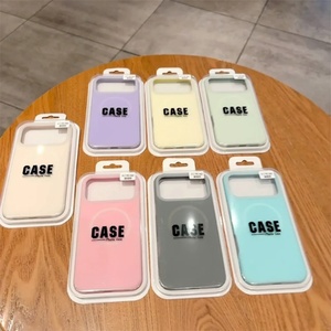 เคสโทรศัพท์ซิลิโคนเจลลี่แบบด้านหรูหรา พร้อมแม่เหล็ก สำหรับ iPhone 17 Air 16 15 14 13 12 11 Plus Pro Max รองรับการชาร์จไร้สาย - Product Image 1