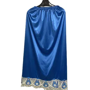 MC-1619 High Quality Wholesale African islamic women clothing maxi skirt Women High Waist Long satin skirt