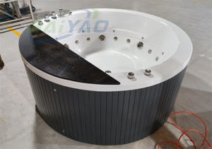 El mejor <span class=keywords><strong>precio</strong></span> al por mayor Bañeras Drop-In Style Spa Outdoor Hidroasaje Jacuzzier Round Jacuzzier - Product Image 6