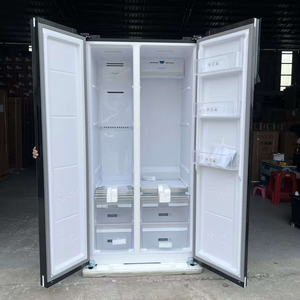 Réfrigérateur à double <span class=keywords><strong>porte</strong></span> de 693 L avec grande capacité, réfrigérateurs en verre noir pour la maison, <span class=keywords><strong>d</strong></span>égivrage automatique, réfrigérateur à fréquence variable - Product Image 3