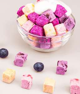 בריא סיני להקפיא יבש פירות חטיפי מזון קפוא מיובש יוגורט פירות קוביית בריא חטיפים - Product Image 2