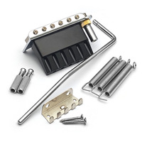 GALYDA Full-Size Chrome 52.5mm String Spacing Electric Guitar Bridge Tremolo Stainless Steel Block Metal for Stringed