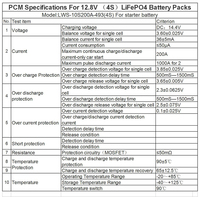 Égaliseur Actif LWS LWS-10S200A-493 pour Batteries LiFePO4 Li-ion, BMS 100A 4S~10S 200A PCBA Smart BMS
