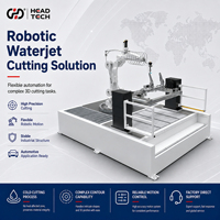 Machine de découpe robotisée à jet d'eau HEAD entièrement fermée pour la découpe d'échantillons métallographiques de points de soudure automobiles