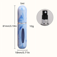 Flacon de parfum portable personnalisé avec logo, mini vaporisateur de parfum unique rechargeable, flacon de sérum en spray