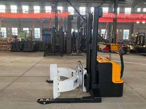 התאמה אישית מלגזה מצורף נייר גלגול מהדק 1.5 עומס טון מטען טון מלגזה stacker עבור תוף שמן 1500 ק "ג מערם חשמלי - Product Image 4