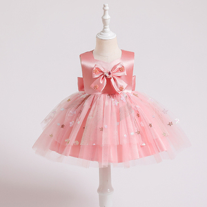 Vestido de Verano para Bebé Estilo 2022, Vestido de Fiesta con Lentejuelas Vintage para Niña - Product Image 4