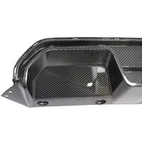 Diffuseur de pare-chocs arrière inférieur en carbone sec style CS, finition brillante 3K, tissage sergé, pour BMW F90 M5 Competition