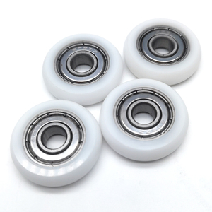 BSR60832-12 8x32x12mm PU Nylon Pom Pom Polyurethane tráng nhựa con lăn bánh xe mang 608 609 688 689 623 cửa sổ con lăn - Product Image 6