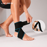 Attelle orthopédique pour la cheville, pour entorses, support antidérapant en silicone avec sangles réglables pour le basketball, la boxe