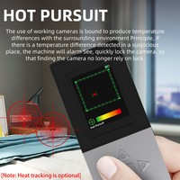 Détecteur de caméra cachée anti-espionnage DX88 Pro à détection thermique, détecteur de signal RF professionnel et balayeur de signaux pour hôtels