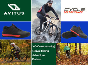 Chaussures de vélo de montagne Avitus, chaussures de vélo de route pour pédales plates, durables et offrant une bonne protection des orteils - Product Image 5