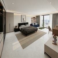 Usine directe hôtel de luxe moderne chambre ensemble de meubles en bois massif 5 étoiles hôtel standard cadre de lit panneau têt