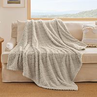 Luxus 100% Polyester Sherpa Überwurf decke Kleine Couch für Erwachsene Winter King Size Striped Western Design Gemütliche Fabrik gewebt