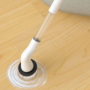 Brosse de nettoyage électrique rechargeable par USB pour évier de cuisine, baignoire de salle de bain, nettoyeur rotatif pour la vaisselle - Product Image 4