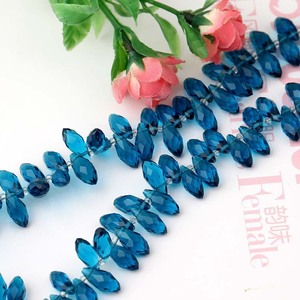 Perles de verre en forme de larme 6x12mm, perles en cristal en vrac pour la fabrication de bijoux, vente en gros auprès des fabricants - Product Image 4