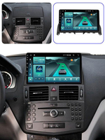 Autoradio Android 2 Din pour Mercedes Benz Classe C w204 2006-2011, Car-play, Navigation GPS, Lecteur multimédia, Lecteur vidéo